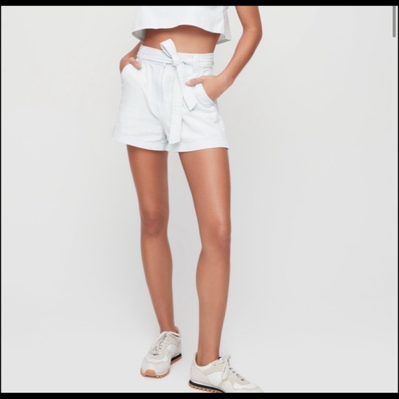 Wilfred Pants - Wilfred Free White Paperbag Shorts - Size 6